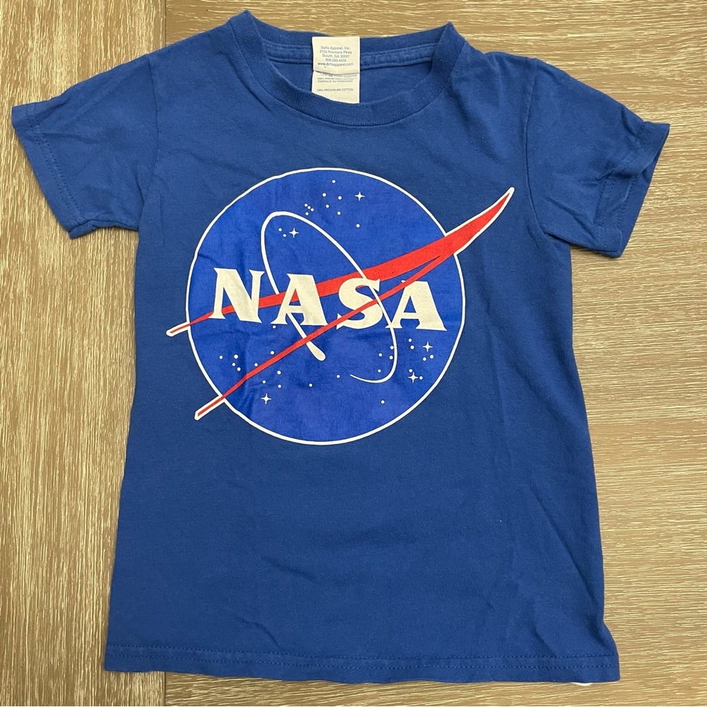 Kids Blue NASA T-Shirt